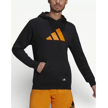 Adidas Future Icons Three Bar Hoodie Black