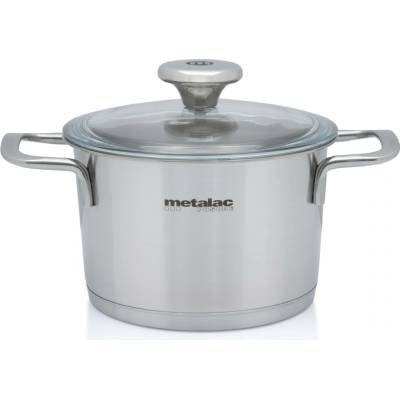 Metalac Santino Nerezový hrnec se skl. poklicí 16 cm 1,9 l