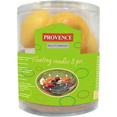 Provence plovoucí žlutá 4,3 x 2,8 cm 8 ks