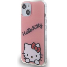 AppleMix HELLO KITTY Apple iPhone 13 - Logo Daydreaming - plast/guma - ružové