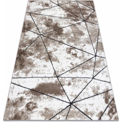 Najkoberce Cozy Polygons hnedý
