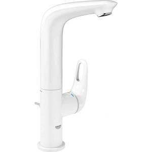 GROHE Смесител за умивалник Grohe Eurostyle New L с висока дръжка, бял, с кръгла дръжка (23569LS3)