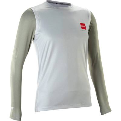 Leatt Дамска фланелка с дълъг ръкав за колоездене Leatt Women's MTB Gravity 2.0 L/S Jersey Cycling jersey - Cream White (156-2906-0113)