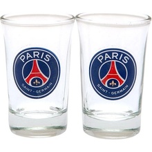 FotbalFans Skleničky Paris Saint Germain FC barevný znak 2 x 50 ml