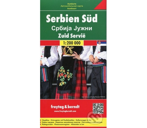 Mapa Srbsko Juh