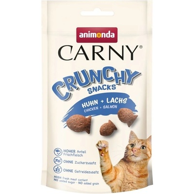 ANIMONDA Carny Crunchy Snacks kuře + losos 50 g
