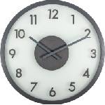 NeXtime Стенен часовник Frosted Wood сив (3205GS)