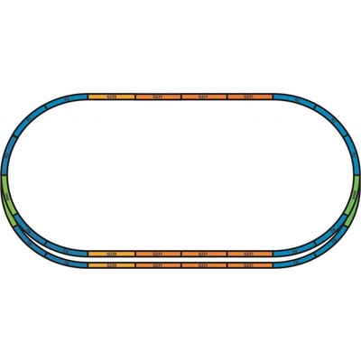Piko Sada podloží pro sadu kolejí A+E 55367
