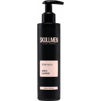 Skull Men Shampoo Sebo Control Šampón pre mastné vlasy 200 ml