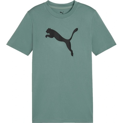 Puma Tad Essentials Cat Logo Tee B tmavo zelená