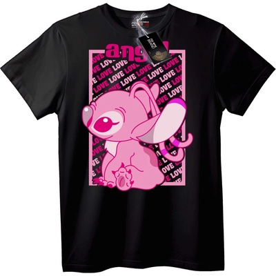 NOONEBRAND Тениска Розов Stitch Любов - L, White