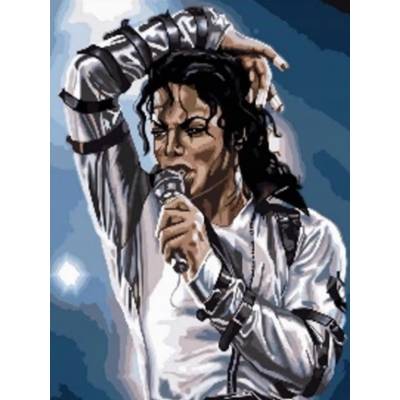 Norimpex - Puzzle Diamant painting: King of Pop concert 30x40cm - 1 - 39 piese
