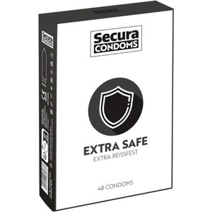 Secura 48 бр. Плътни презервативи Secura Extra Safe