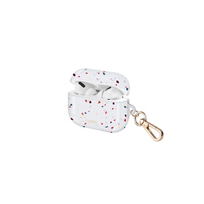 Uniq Калъф Uniq Coehl Terrazzo за AirPods Pro, бял (UNIQ-AIRPODSPRO-TEZWHT) (UNIQ-AIRPODSPRO-TEZWHT)