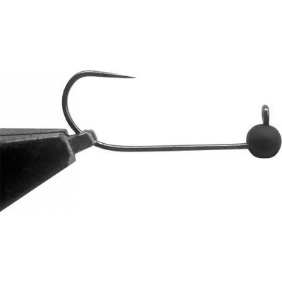 JigovkyCZ Jigové hlavičky HD BARBLESS BLACK vel.6 0,6g 5ks