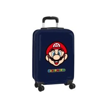 Super Mario Куфар за каюта Super Mario super mario Червен Морско син 20 20 L 34, 5 x 55 x 20 cm