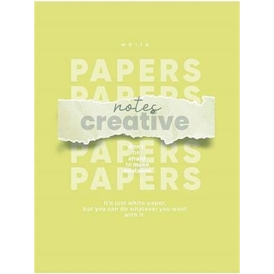 SHKOLYARYK Sešit Notes Creative mix motivů A5 linkovaný