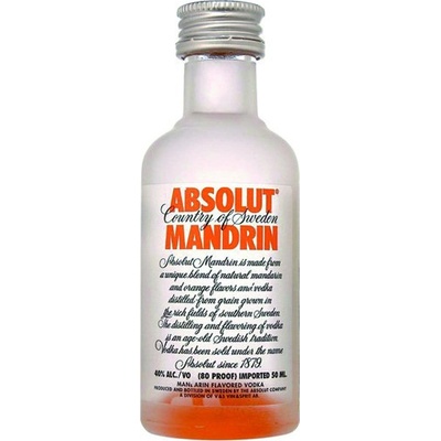 Absolut Mandrin 40% 0,05 l (holá láhev)