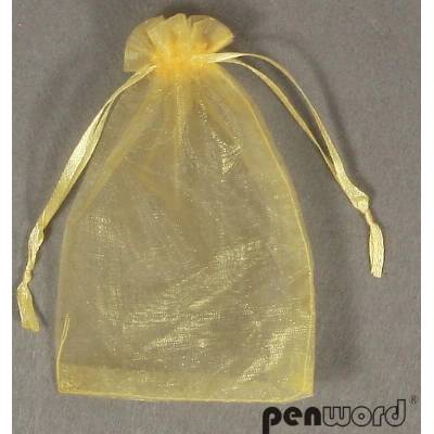 Penword Vrecúško z organzy 10x15cm zlaté 1 ks