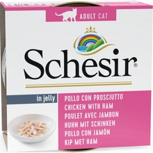 Schesir Cat Adult kuře/šunka 85 g