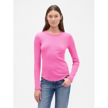 GAP Тениска с гофрирана шарка GAP GAP | Rozov | ЖЕНИ | XS
