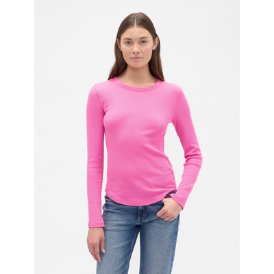 GAP Тениска с гофрирана шарка GAP GAP | Rozov | ЖЕНИ | XS