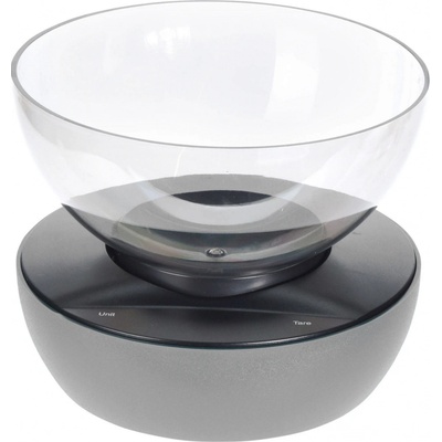 Excellent Houseware Elektronické kuchyňské váhy, s miskou 1,3 L, šedá šedá