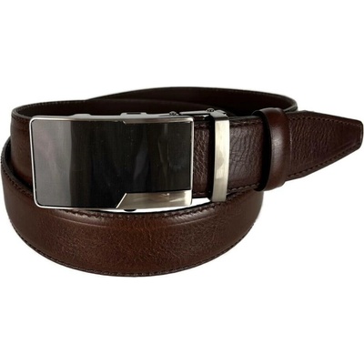 Penny Belts Kožený opasek 35-051-Z7-506 tmavě hnědý