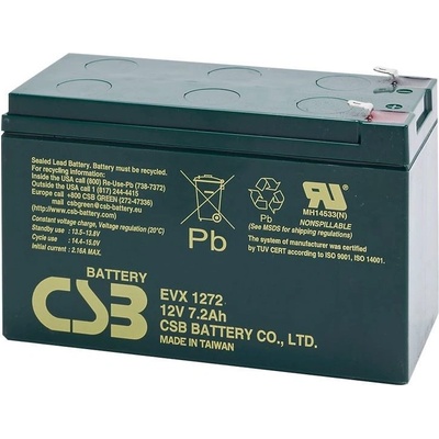 CSB 12V 7,2Ah EVX1272 F2