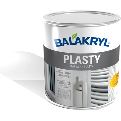 Balakryl PLASTY - farba na plasty 0,7 kg 0100 - biela