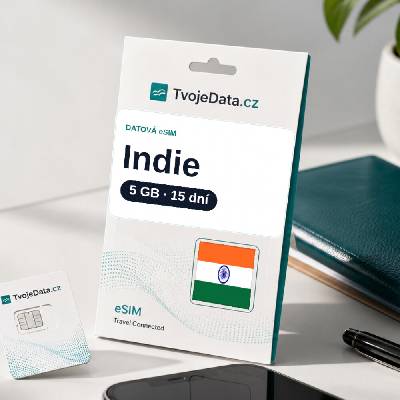 eSIM Indie 5 GB / 14 dní
