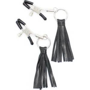 Toyz4Lovers Щипки за зърна с ресни Ribbon