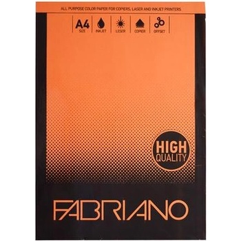 Fabriano Копирен картон, A4, 160 g/m2, оранжев, 50 листа