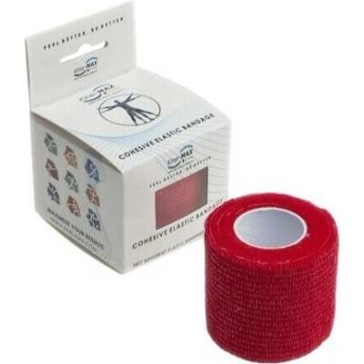 KineMAX Cohesive elastické samofixační 2,5 cm x 4,5 m červené