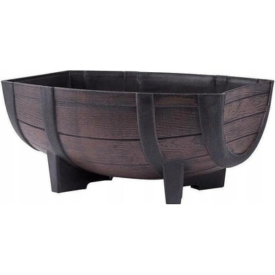 Strend Květináč plast hnědý Pro 40 x 30 x 18 cm