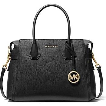 Michael Kors Mercer medium kožená kabelka černá