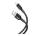 XO Кабел за зареждане и пренос на данни XO cable NB212 USB - Lightning 1, 0 m 2, 1A, Черен (NB212)