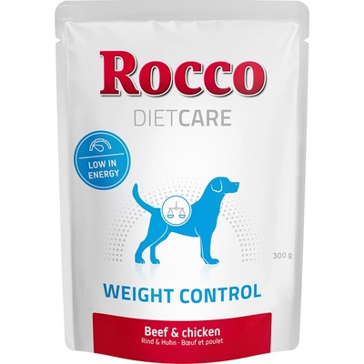 Rocco 12x300г Weight Control Rocco Diet Care, консервирана храна за кучета - говеждо и пиле