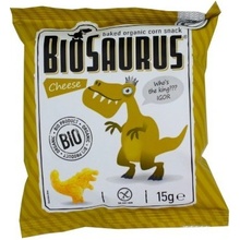 McLLOYDS Biosaurus Junior mini kukuričné chrumky so syrom Igor 15 g