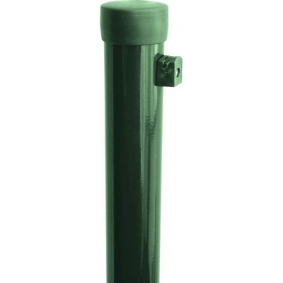 Stĺpik na plot Pilecký Ideal Zn+PVC okrúhly 175 cm Ø 38 mm zelený