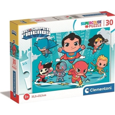 Clementoni Supercolor DC Comics Superfriends Пъзел 30 броя Анимации (20277 CLEMENTONI) (20277 CLEMENTONI)