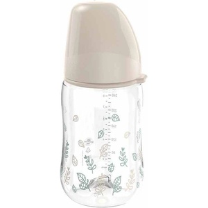 Nip Бебешко шише NIP Green - Cherry, Flow M, 0 м+, 260 ml, бежово (4000821351257) - ozone