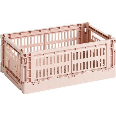 HAY Úložný box Colour Crate S Blush