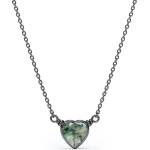 Silenti Jewelry Сребърно колие "Революция" - Черен