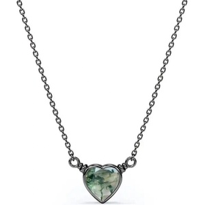 Silenti Jewelry Сребърно колие "Революция" - Черен
