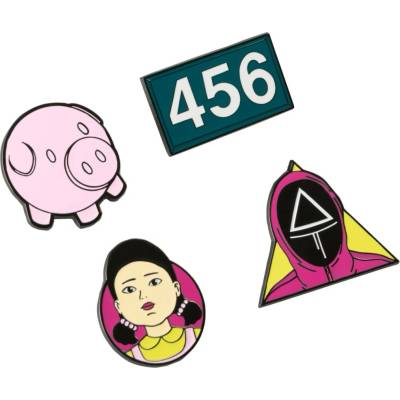 Grupo Erik Squid Game Pin Set 4 ks