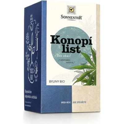 Sonnentor BIO konopný list 18 vreciek