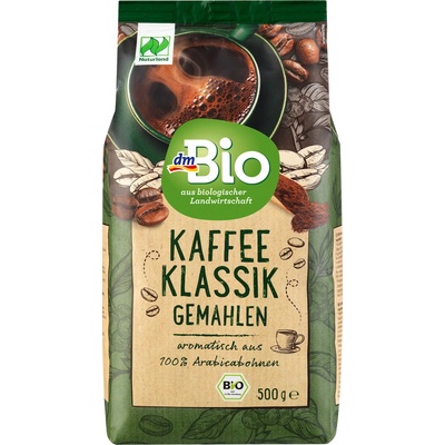 dmBio káva mletá Klassik 500 g