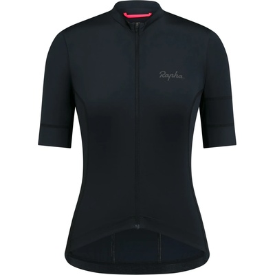 Rapha Дамска фланелка с къс ръкав за колоездене Rapha Women's Brevet Element Jersey Cycling jersey - Black / Grey - размер XXS (156-2872-0111)