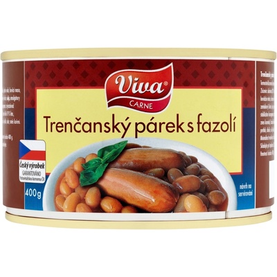 Viva Trenčanské párek s fazolí 400 g